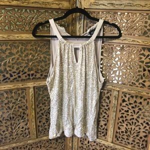 🔥 Inc small gold sequined top tank
